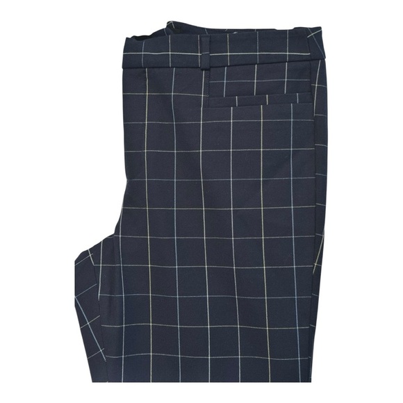 Banana Republic SLOAN-FIT WINDOWPANE SLIM ANKLE PANT - Picture 3 of 7